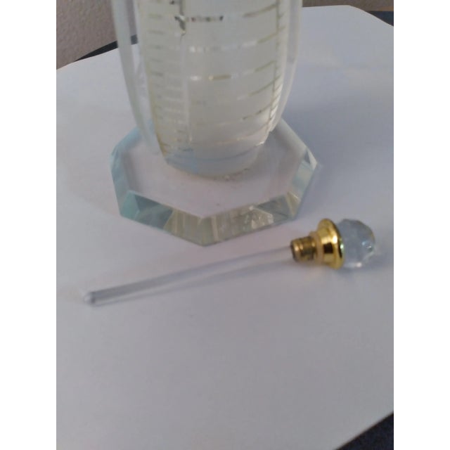 1990s Buri Al Arab Hotel-Dubai Crystal Perfume Bottle For Sale - Image 10 of 11