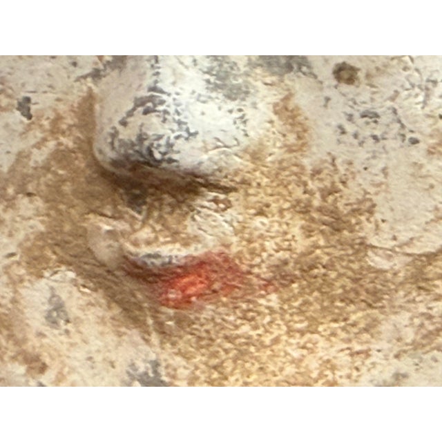 White Vintage Asian Heads + Bases, Set of Three For Sale - Image 8 of 12