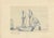 1943 double sided drawing of sailing ships by William E. Wood, a Devon artist in England. Signed on one side. Combined...