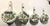 Mid 20th Century Vintage Limoges Nesting Porcelain & Aluminum Cookware Complete Set of Four – Botanical Berry Motif For Sale - Image 5 of 14
