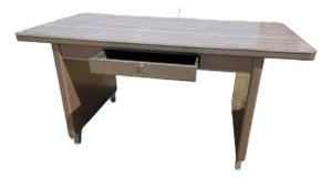 1960s Shaw Walker Vintage Mid Century Modern Tanker Desk