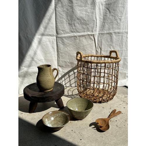 Openwork Seagrass Baskets, Set of 3 For Sale - Image 9 of 18