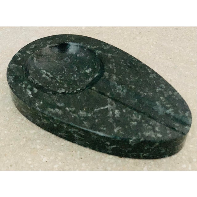 Vintage Mid-Century Modern Italian Marble Cigar, Pipe, Cigarette Ashtray For Sale - Image 10 of 12
