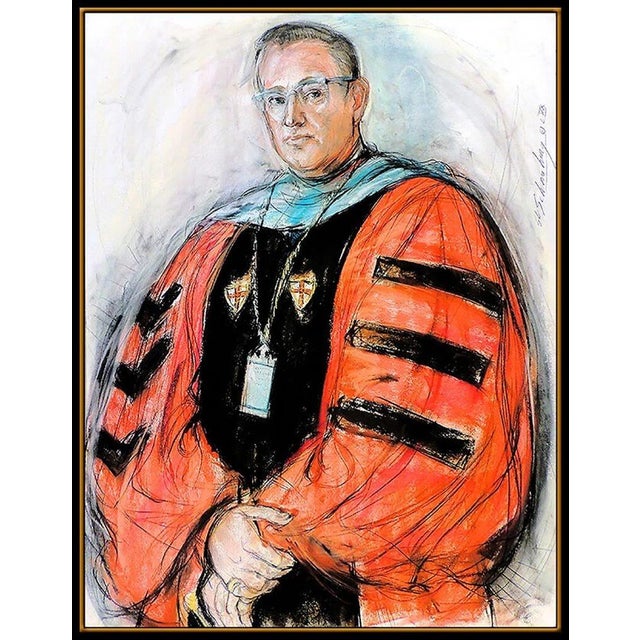 Illustration Mid 20th Century Deacon of Nobility, Sheldon Schoneberg For Sale - Image 3 of 5