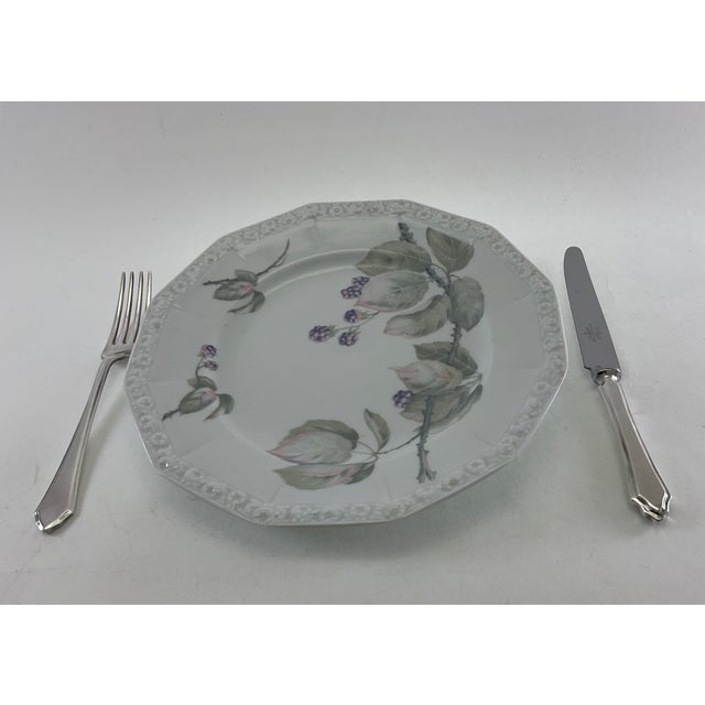 New 1970s Porcelain With Black Berries Branch - Set of 67 Pieces For Sale - Image 10 of 17