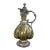 Late 19th Century Joseph Lichtiger Antique Germany Pewter/Handblown-Glass Decanter For Sale