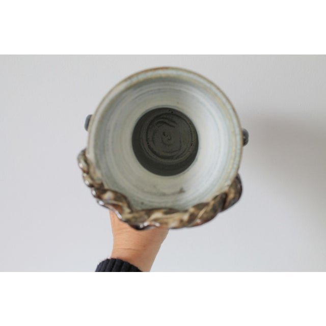 Black Studio Art Pottery Maid Vase For Sale - Image 8 of 10