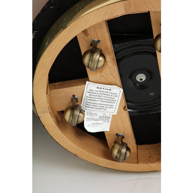 1990s Gray Ombre Leather Chair by Steve Chase For Sale - Image 9 of 10