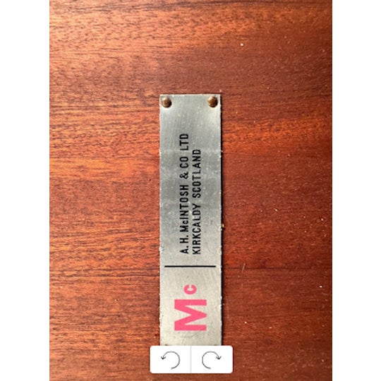 Brown Lovely Mid 20th Century Teak Extendable Dining Table by a.h. McIntosh For Sale - Image 8 of 8