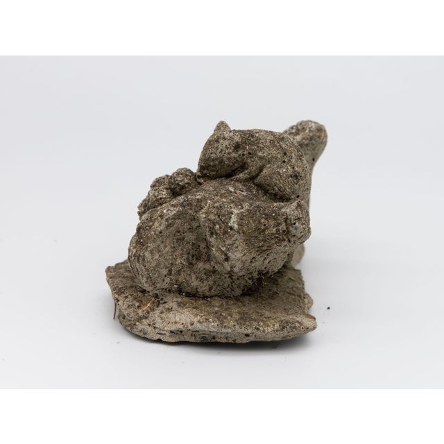 Reconstituted Stone Family of Mice Garden Ornament, England 20th C. For Sale - Image 4 of 8