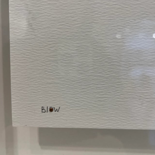 "Blow" Contemporary Minimalist Framed Sculpture by Stephen Graham For Sale - Image 10 of 13