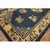 1920s Antique Medallion Oriental Chinese Blue Wool Rectangle Knotted Small Rug For Sale - Image 12 of 12