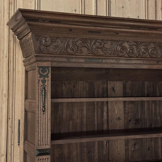 19th Century Dutch Renaissance Open Bookcase For Sale In Dallas - Image 6 of 18