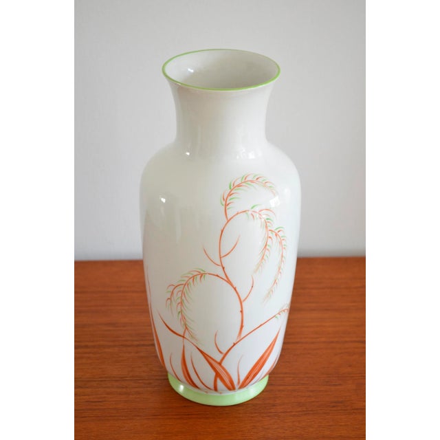 Art Nouveau Porcelain Vase from Heubach, 1920s For Sale - Image 4 of 7