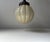 Lyfa Danish Art Deco Globe Pendant Lamp with Pumpkin Opaline Glass Shade from Lyfa, 1930s For Sale - Image 4 of 9