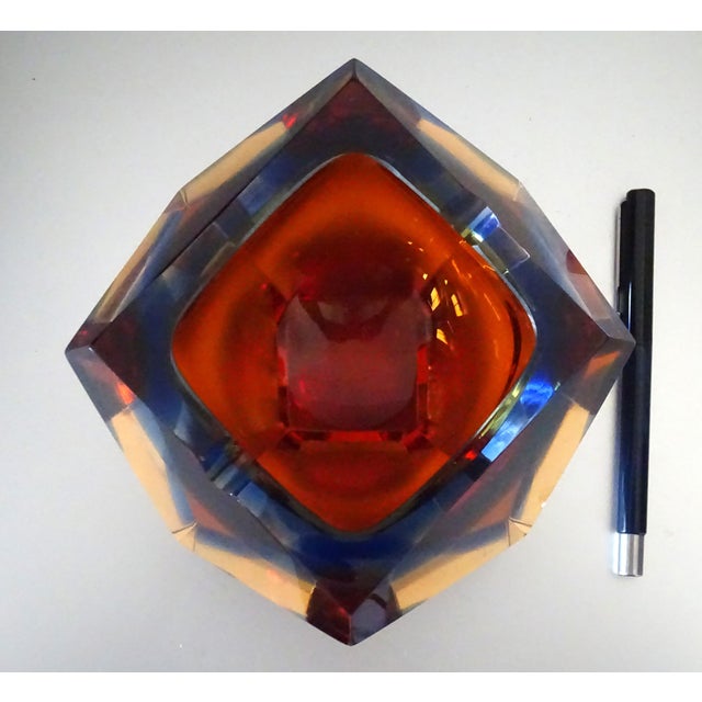 Vintage Murano Glass Bowl, 1960s For Sale - Image 10 of 14