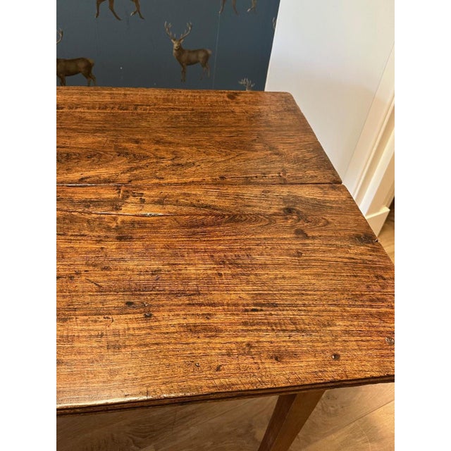 Wood Vintage Farmhouse Table, 1890s For Sale - Image 7 of 11