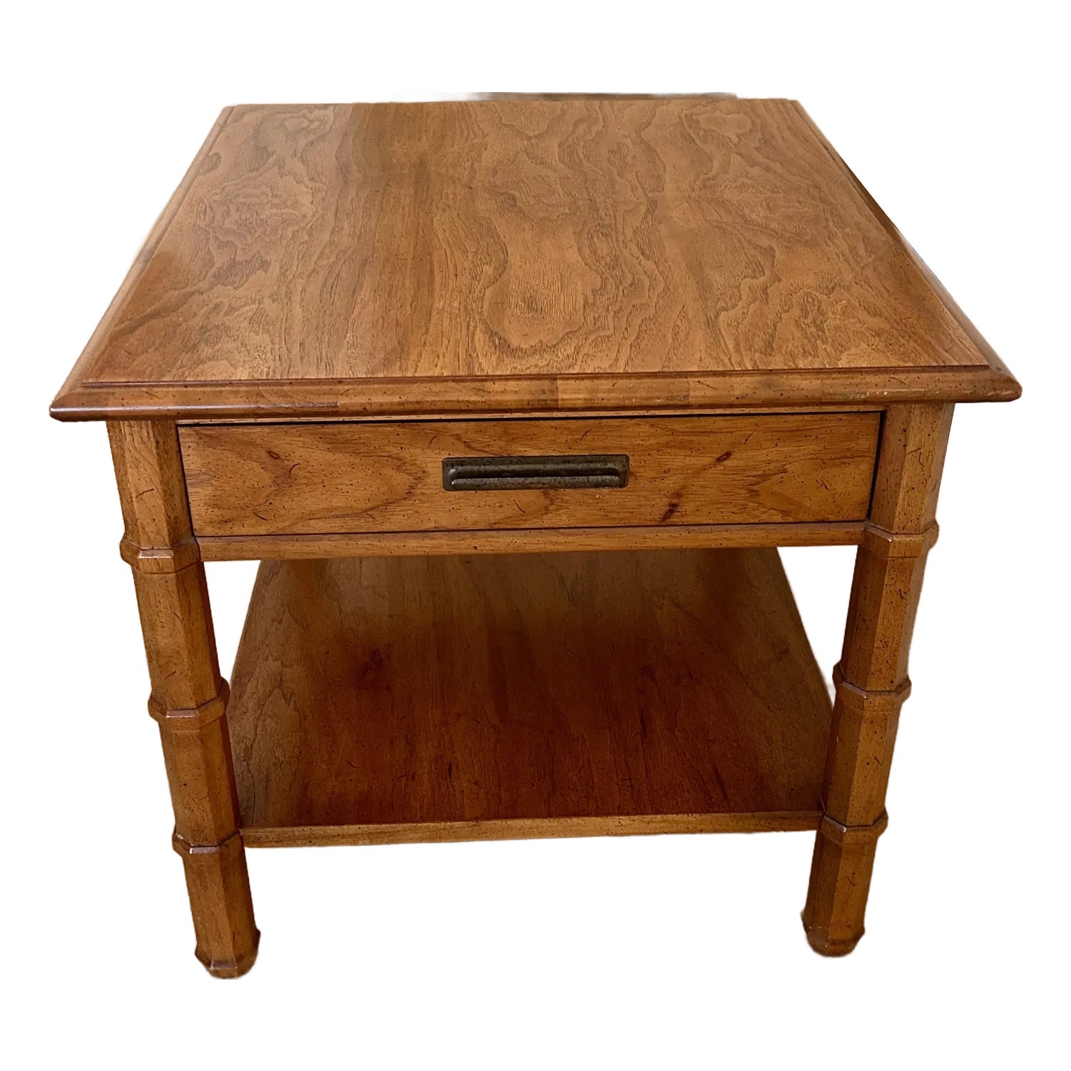 1970s Vintage Drexel Heritage End Table/ Nightstand | Chairish