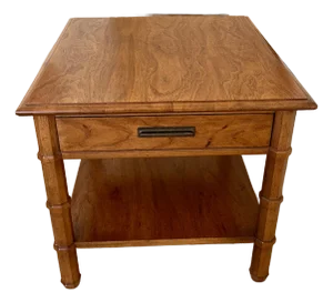 1970s Vintage Drexel Heritage End Table/ Nightstand
