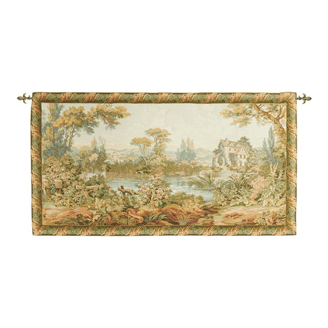 Lakeside Mill Loom Woven Tapestry - (Without Loops) 83 X 156 Cm (2'9" X 5'2") - Requires Rod Size 4 For Sale