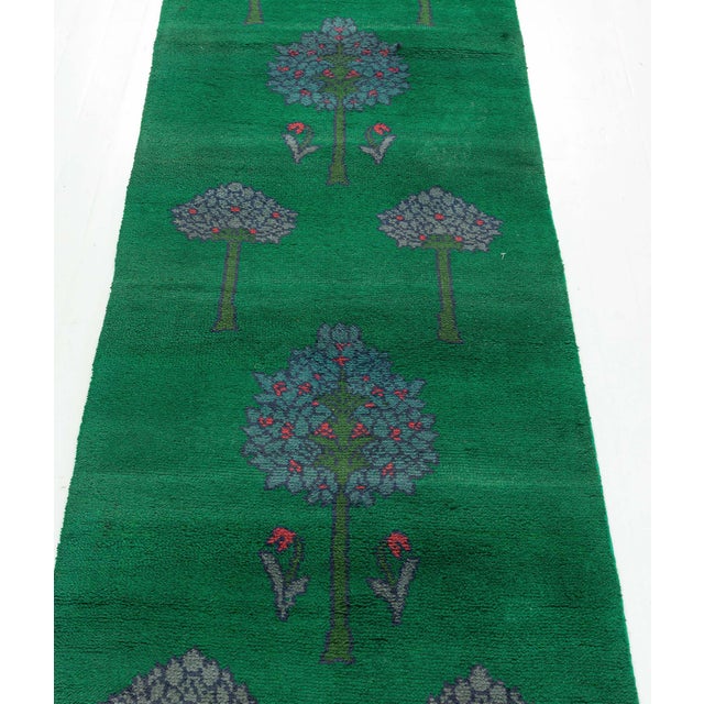 Arts & Crafts Doris Leslie Blau Donegal by C.F.A Runner 'Fragment' For Sale - Image 3 of 6