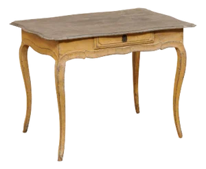 Antique French Bonheur-du-jour, 36" W Table