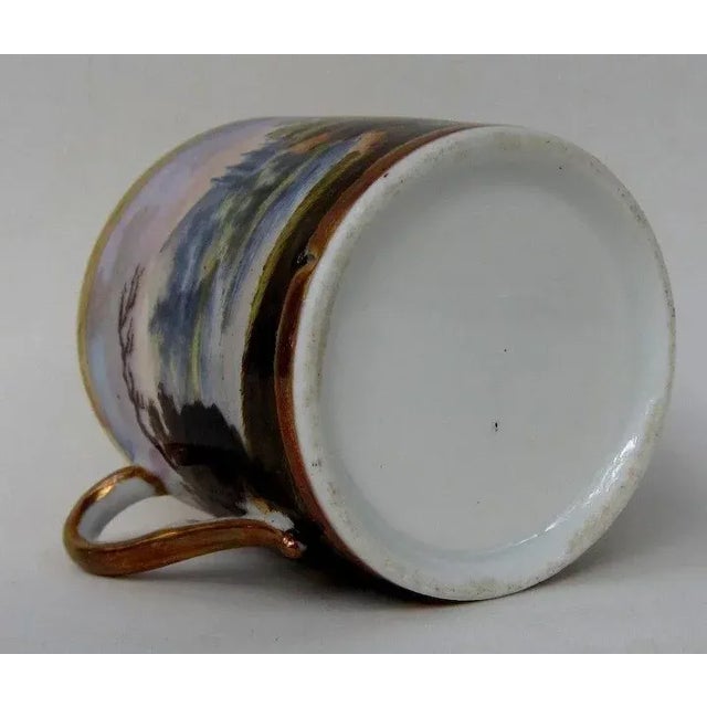 19th Century French Empire Porcelain Coffee Cup For Sale In New York - Image 6 of 10