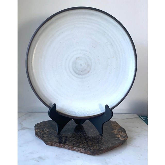 Mid-Century Modern Vivika & Otto Heino Museum Quality Studio Pottery Charger For Sale - Image 3 of 13