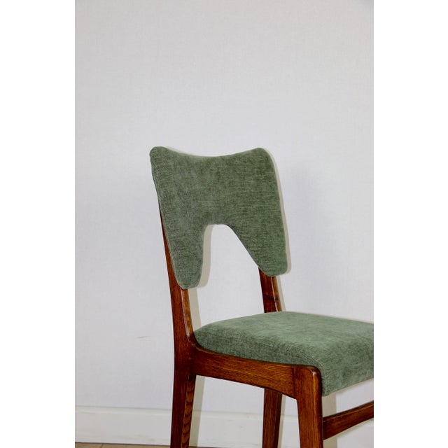 Vintage Olive Chairs by Rajmund Hałas, 1970s, Set of 2 For Sale - Image 13 of 14
