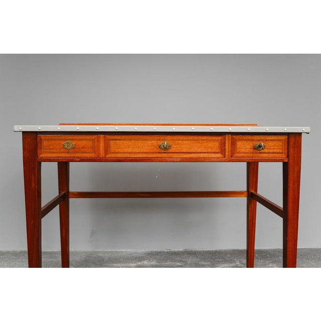 Early 20th Century Art Nouveau Desk in Mahogany For Sale - Image 11 of 18