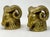 An outstanding set of vintage brass Rams head bookends, c.1960's. Highly detailed, solid and heavy weighted. Beautiful...