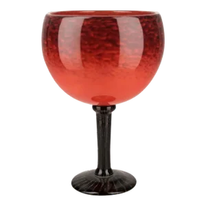 Early 20th Century Art Déco French Art Glass Footed Vase by German Artist Charles Schneider