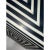 Black Art Deco Style Sculptural Resin Black & White Pedestal , Side End Table or Stool For Sale - Image 8 of 10
