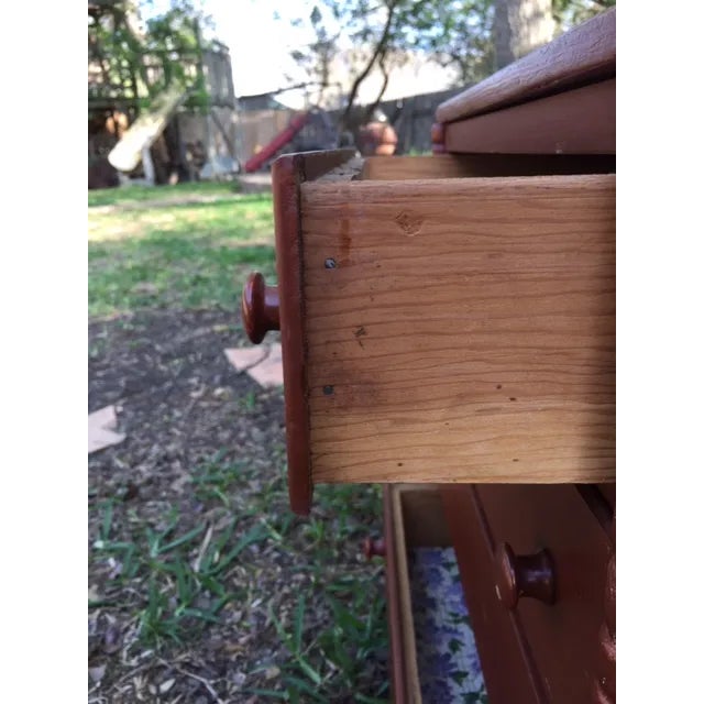 Wood 1940s Primitive Small Chest of Drawers For Sale - Image 7 of 7