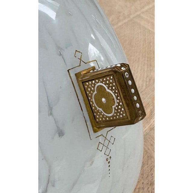 Pilgrim Vase, Blue & White Botanical Enamel, Circa 1890 For Sale In New York - Image 6 of 11