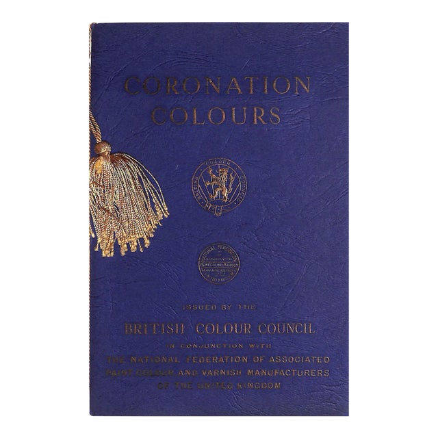 Coronation Colours Issued by the British Colour Council 1936 For Sale