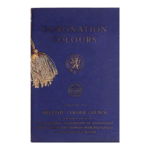 Coronation Colours Issued by the British Colour Council 1936