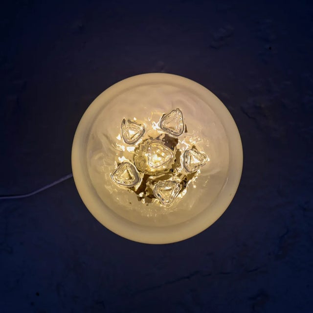 Italian Space Age Glass Table Lamp, 1970s For Sale - Image 6 of 8