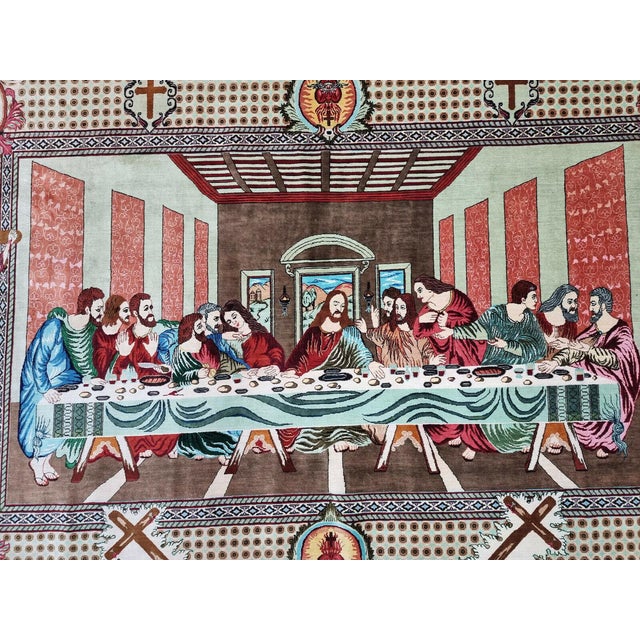 Middle Eastern Hand-Knotted Rug For Sale