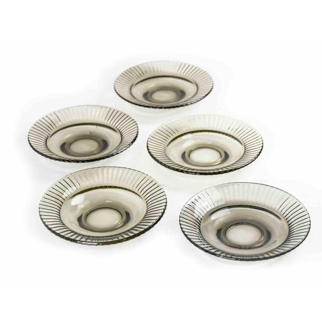 Modern Glass Fruit Salad Service, Europe, 1970s, Set of 8 For Sale - Image 3 of 5