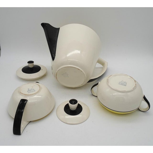 Art Deco Dutch Ineke Service Set by Edmond Bellefroid for Petrus Regout Maastricht Koninklijke Sphinx, 1933, Set of 39 For Sale - Image 17 of 18