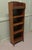 Art Deco Tall Slim Oak Bookcase, 1930 For Sale - Image 3 of 7
