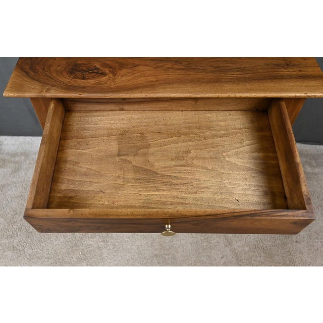 Small Louis Philippe Style Walnut Desk, 19th Century For Sale - Image 9 of 15