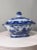 Blue Sauce Tureen, Ridgway Staffordshire For Sale - Image 8 of 12