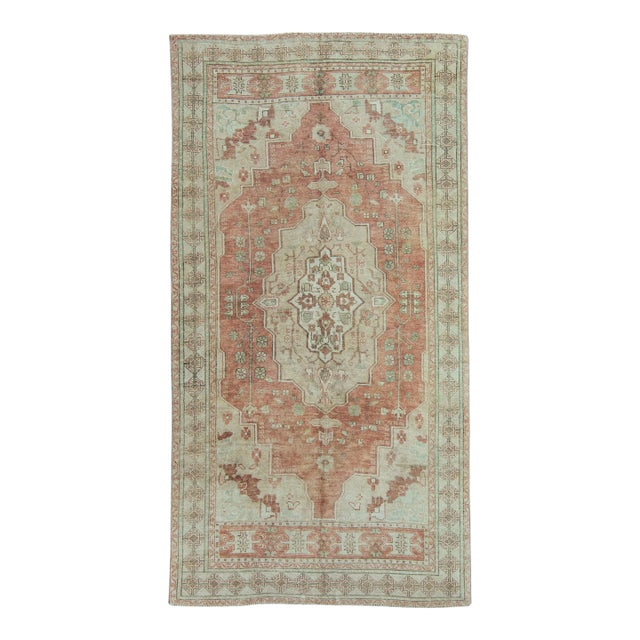 Turkish Vintage Rug 5' x 9'7" #20663 For Sale