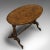 1870s Victorian Burr Walnut Oval Table For Sale - Image 9 of 13