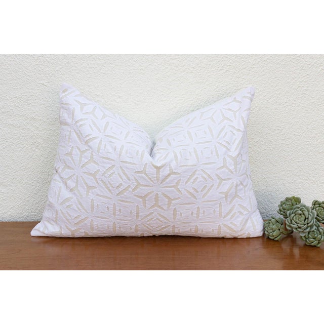Gula Applique Pillow Cover For Sale In Los Angeles - Image 6 of 6