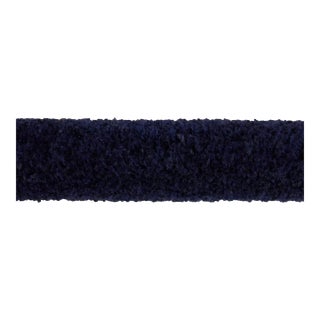 SAMPLE - Schumacher x Neisha Crosland Tuft Braid Tape In Indigo For Sale
