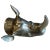 Beautifully Detailed Rhinoceros Head Cast Aluminum Wall Sculpture Mounts to wall with bracket shown in images Origin...