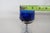 Mid 20th Century Farber Bros Art Deco Liquor Cocktail Glass 1920s Cobalt Blue and Chrome For Sale - Image 12 of 12